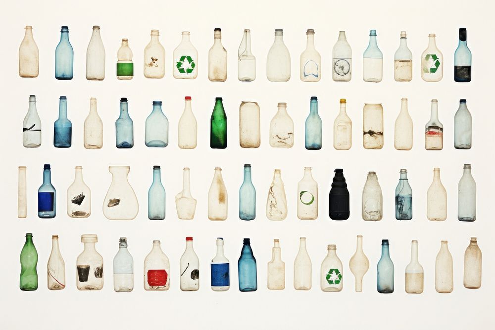 Bottle plastic Recycling Symbols white background arrangement drinkware.