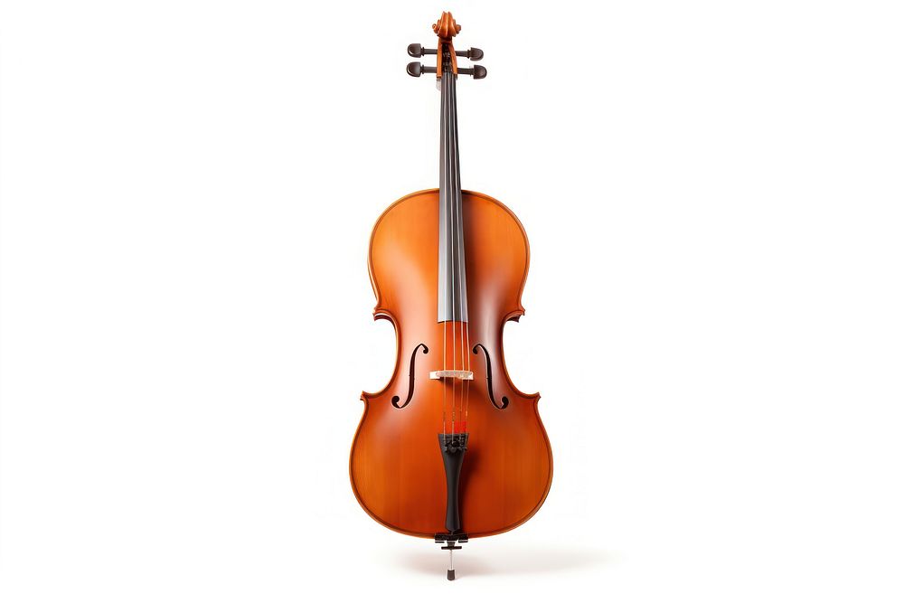 Cello violin white background performance.