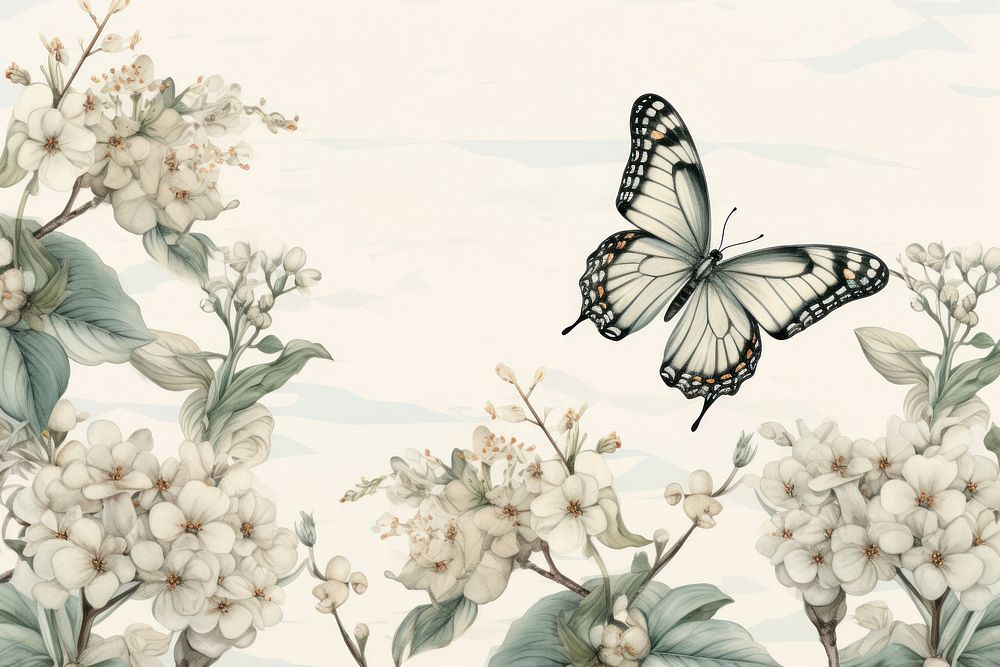 Butterfly backgrounds flower insect.