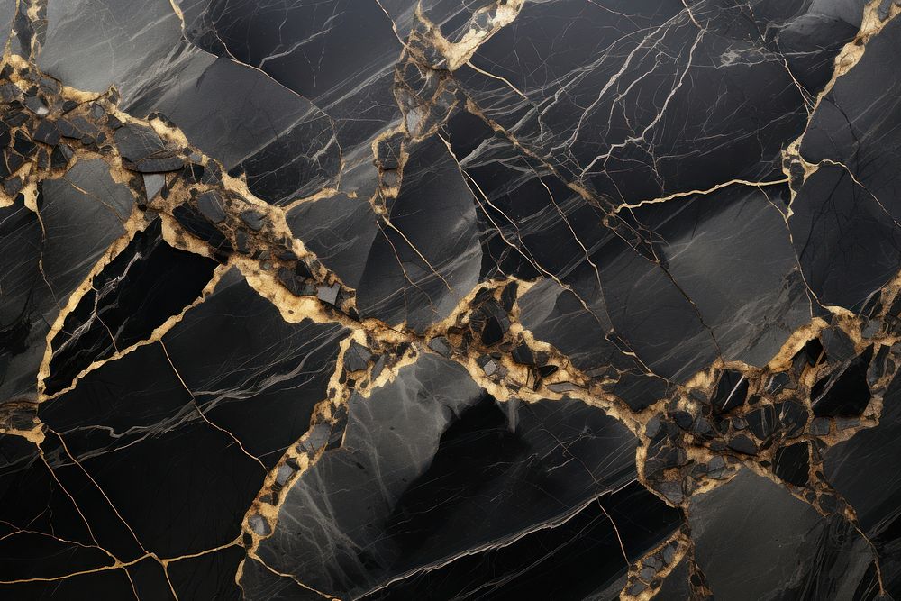  Black marble backgrounds nature textured. AI generated Image by rawpixel.