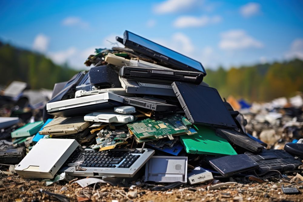 E-waste heap electronics computer garbage. | Free Photo - rawpixel