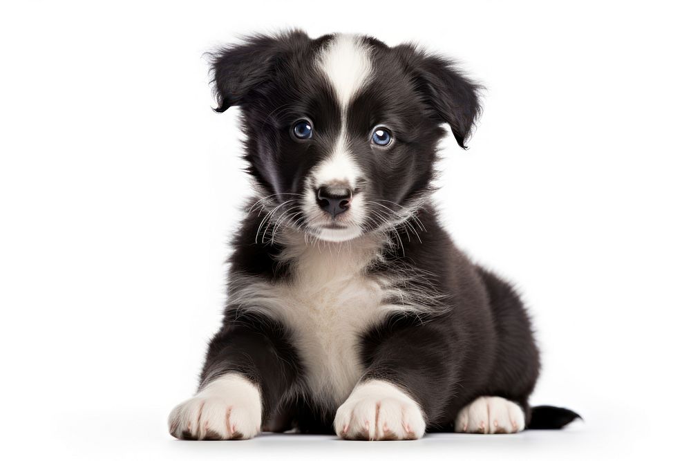 Border Collie puppy mammal animal collie. AI generated Image by rawpixel.