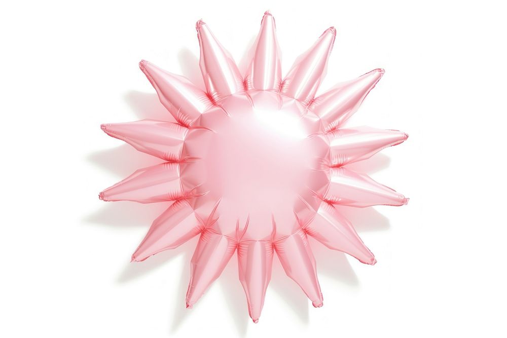 Foil balloon shape petal pink.