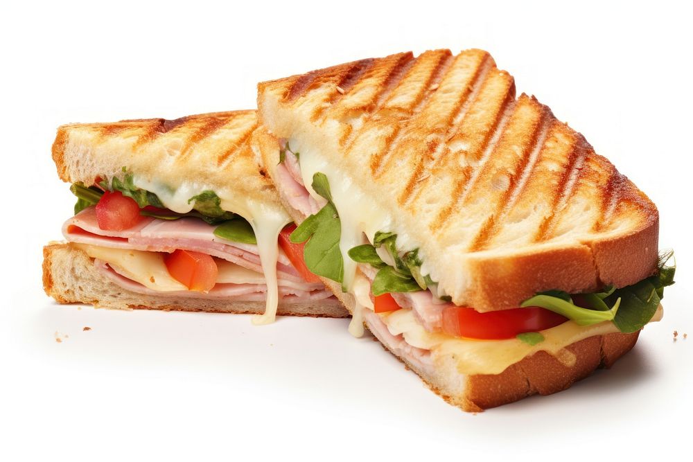 Toasted sandwich vegetable cheese bread.