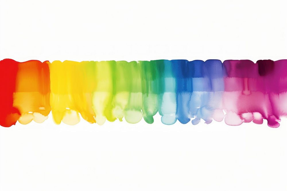 Rainbow backgrounds paint white background.