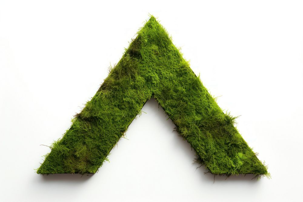 Arrow shapes moss plant grass. AI generated Image by rawpixel.