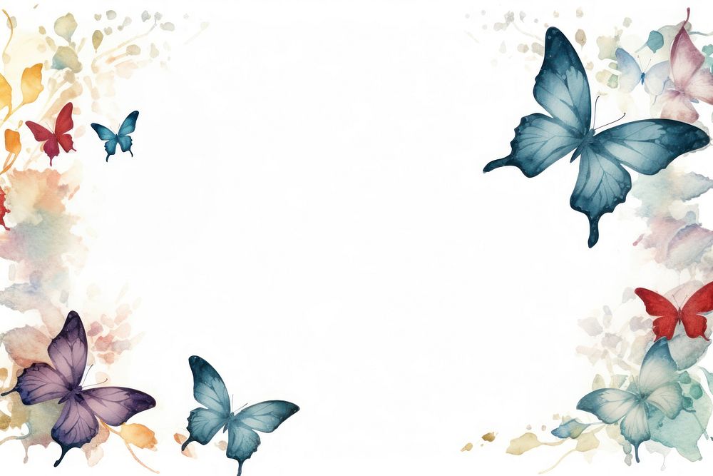 Butterflies backgrounds pattern paper. AI generated Image by rawpixel.