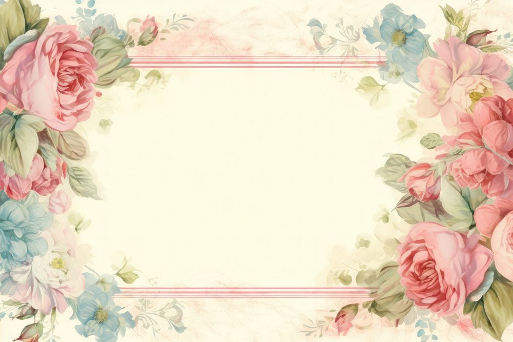 Birthday backgrounds pattern flower. AI generated Image by rawpixel.