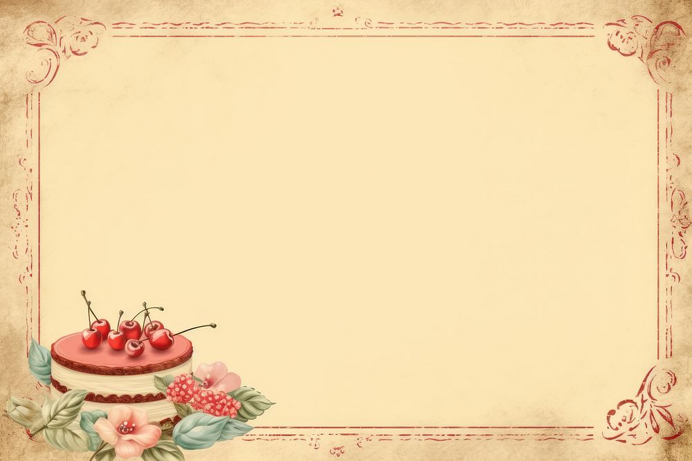 Cake backgrounds plant paper. AI generated Image by rawpixel.