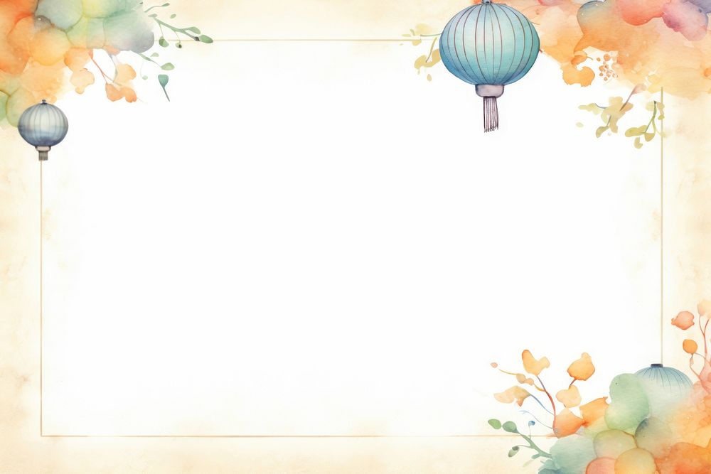 Chinese lantern backgrounds balloon paper. AI generated Image by rawpixel.