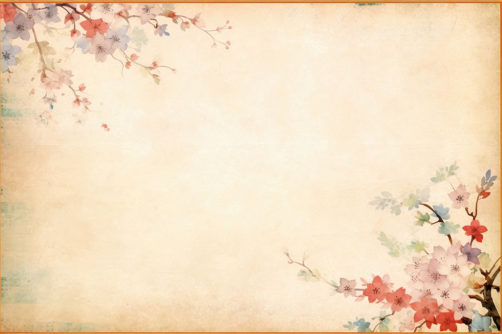 Japanese backgrounds flower plant. AI generated Image by rawpixel.