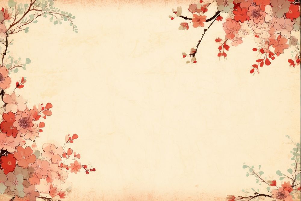 Japanese backgrounds plant paper. AI generated Image by rawpixel.