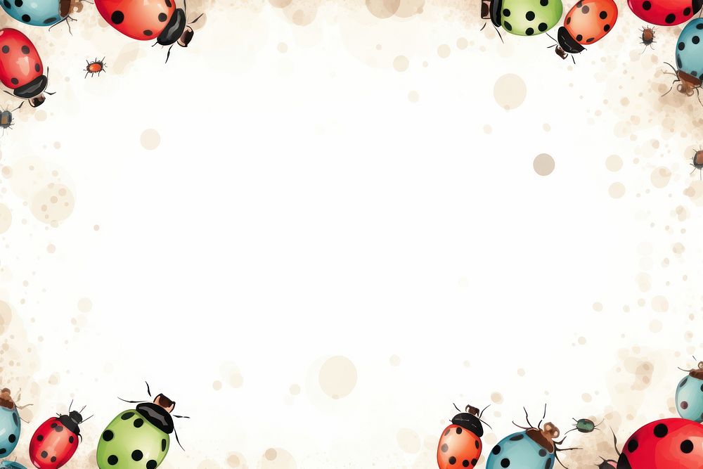 Ladybugs backgrounds pattern insect. AI generated Image by rawpixel.