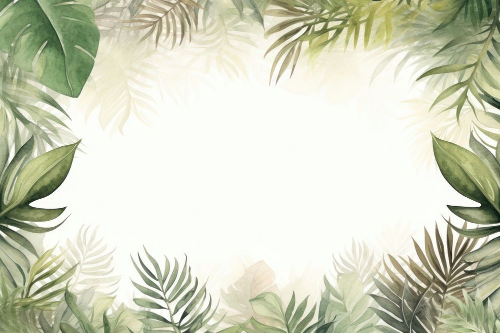 Palm leaves backgrounds outdoors nature. AI generated Image by rawpixel.