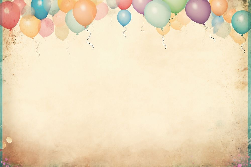 Party backgrounds balloon paper. AI generated Image by rawpixel.