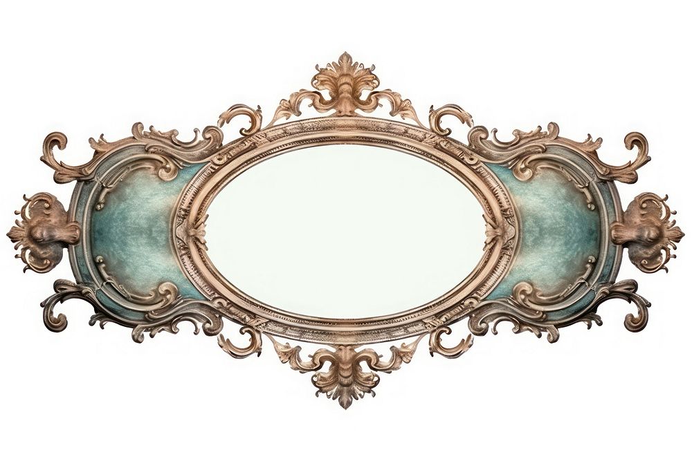 Saturn mirror frame old. AI generated Image by rawpixel.