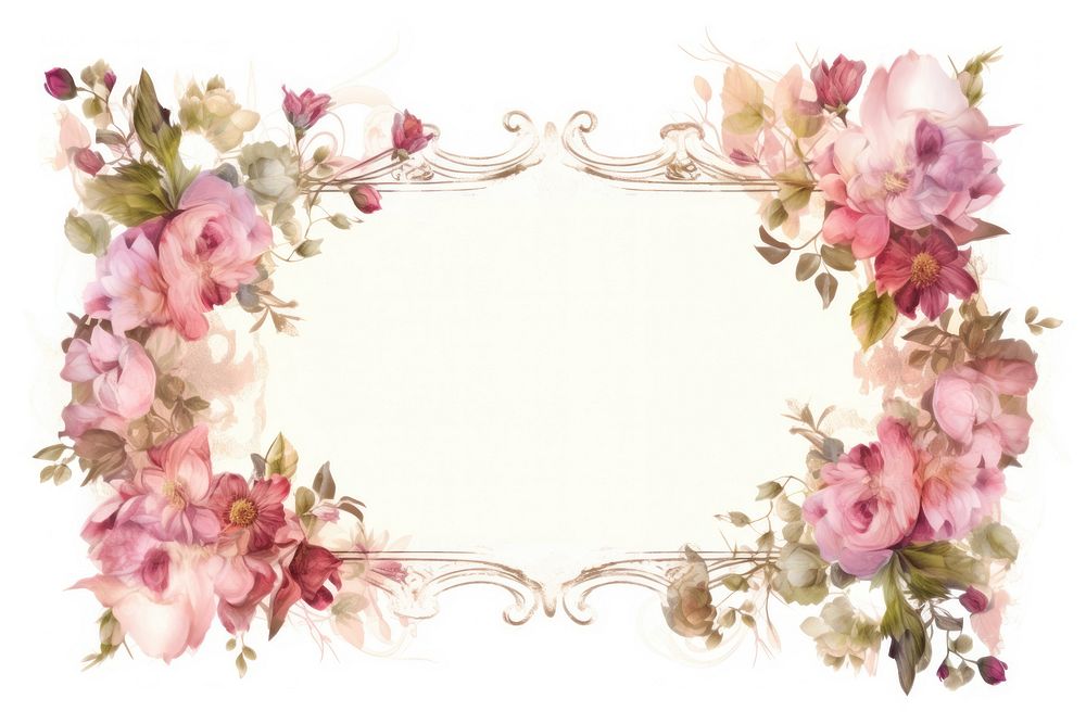 Wedding pattern flower plant. AI generated Image by rawpixel.