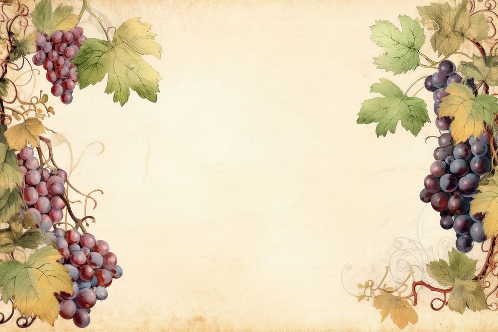 Wine backgrounds grapes fruit. AI generated Image by rawpixel.