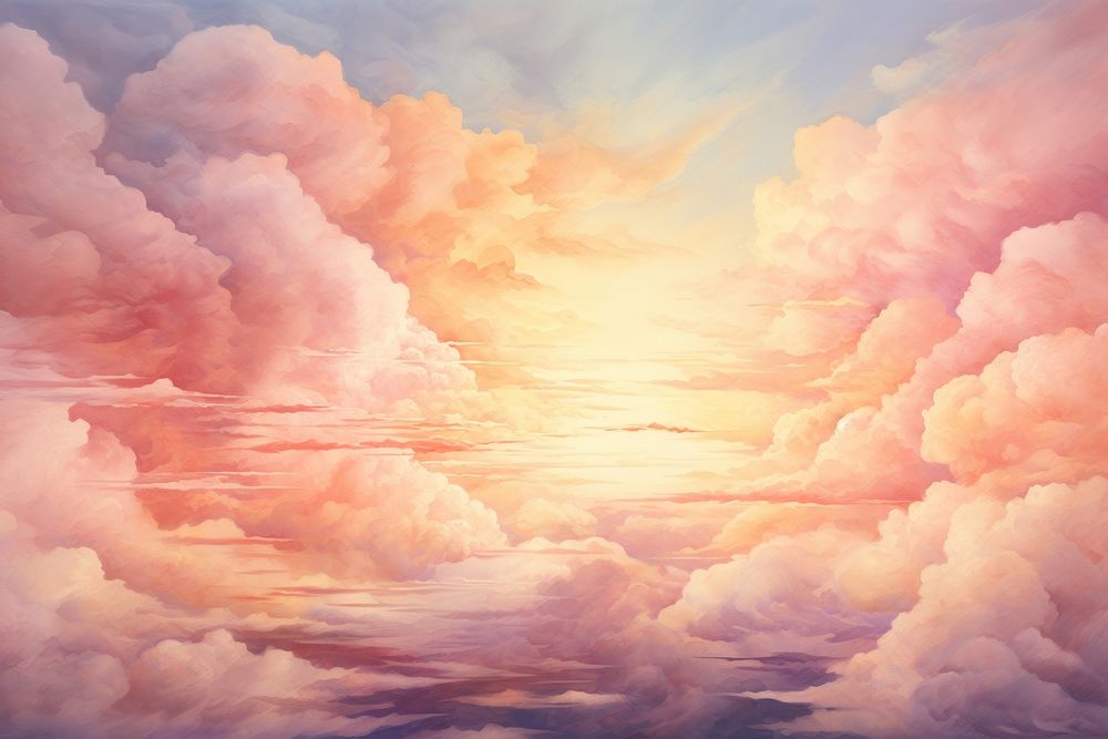 Cloud backgrounds painting outdoors. AI generated Image by rawpixel.