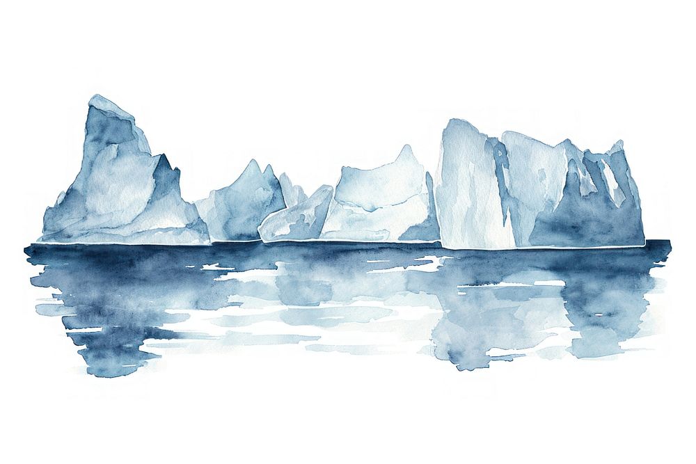 Arctic outdoors iceberg nature.