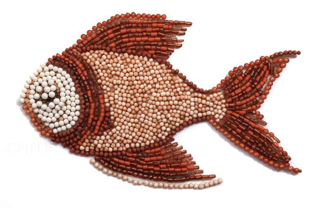  Fish bead jewelry animal. AI generated Image by rawpixel.