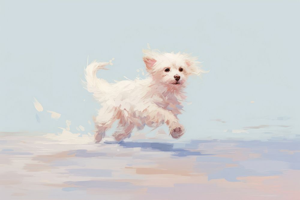 PNG Dog running mammal animal pet. AI generated Image by rawpixel.