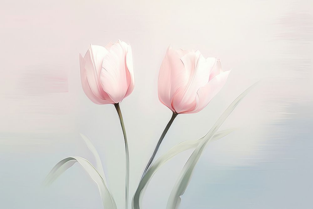 PNG Ltulip blossom flower petal. AI generated Image by rawpixel.