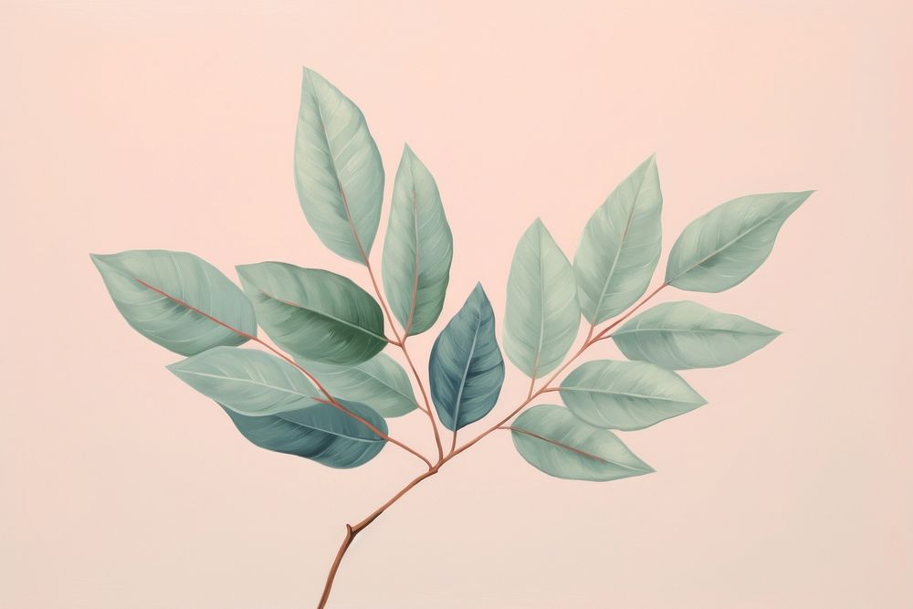 PNG Leaf plant tree art. AI generated Image by rawpixel.