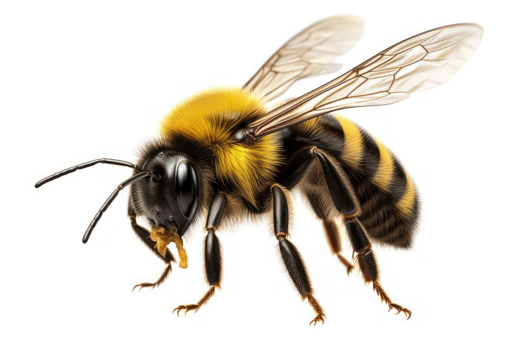Bumblebee animal insect hornet. AI generated Image by rawpixel.