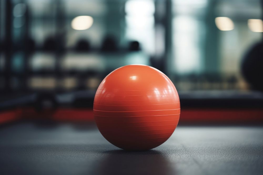 Sports equipment sphere ball gym. AI generated Image by rawpixel.
