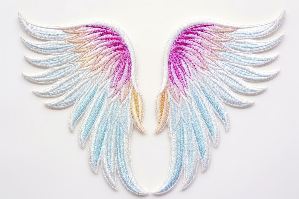 Wings pattern angel bird. AI generated Image by rawpixel.