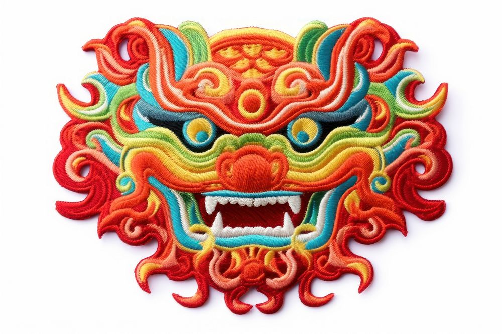 Chinese new year pattern craft art. AI generated Image by rawpixel.