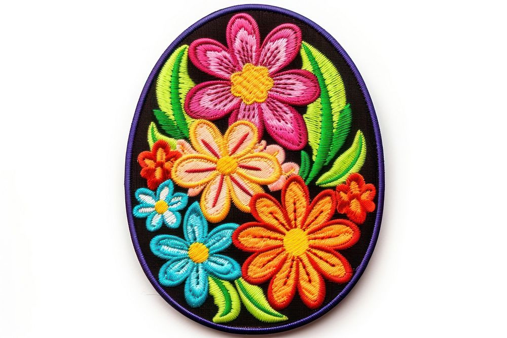 Easter embroidery pattern craft. AI generated Image by rawpixel.