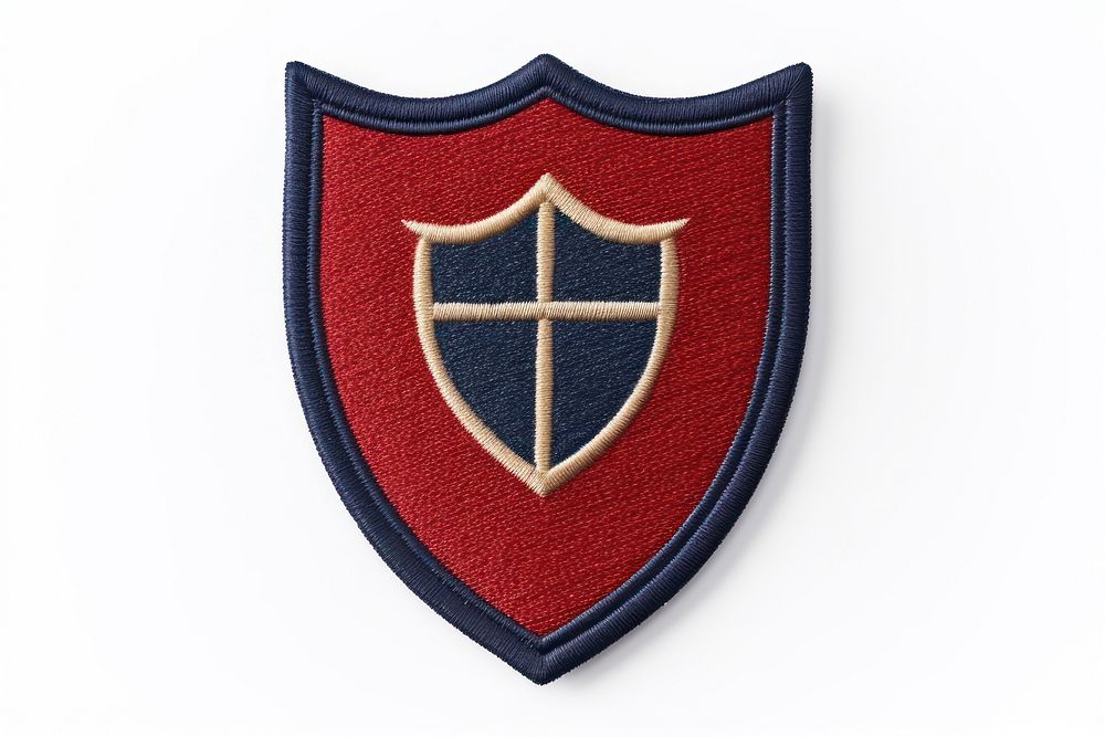 Shield red white background security. AI generated Image by rawpixel.