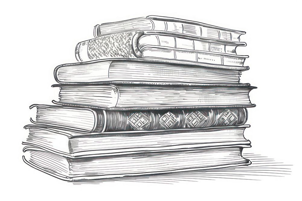 Books drawing sketch publication.
