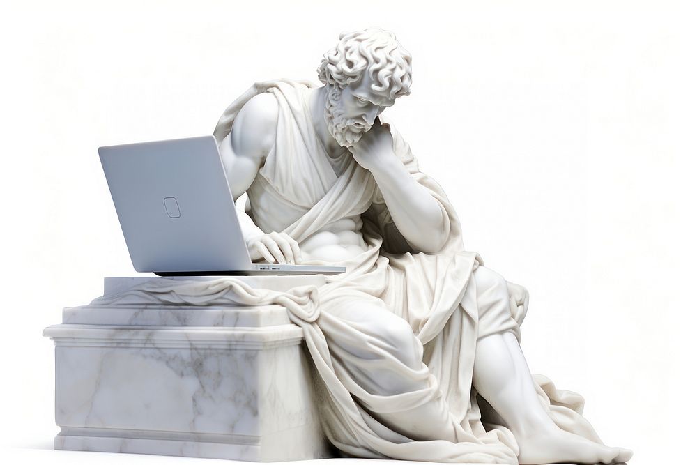 Greek sculpture using computer statue | Premium Photo - rawpixel