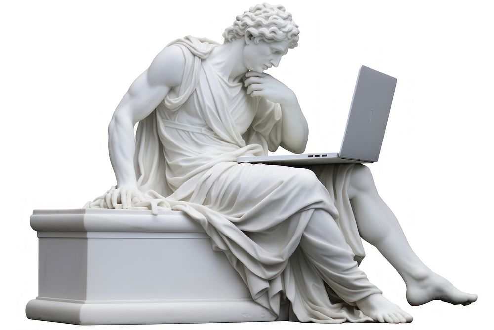 Greek sculpture using computer statue | Premium Photo - rawpixel