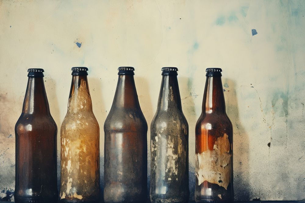 Beers bottle drink condensation. AI generated Image by rawpixel.