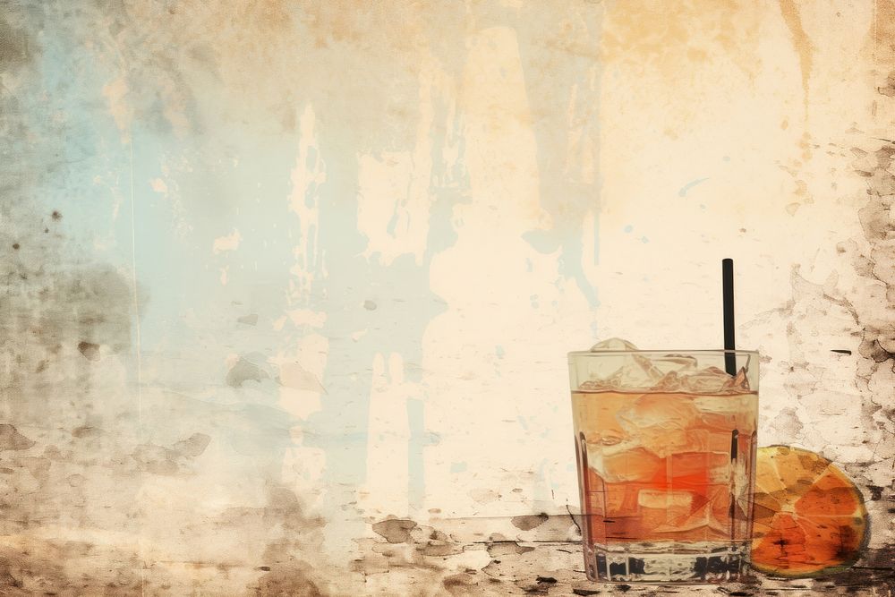 Cocktail drink refreshment weathered. AI generated Image by rawpixel.