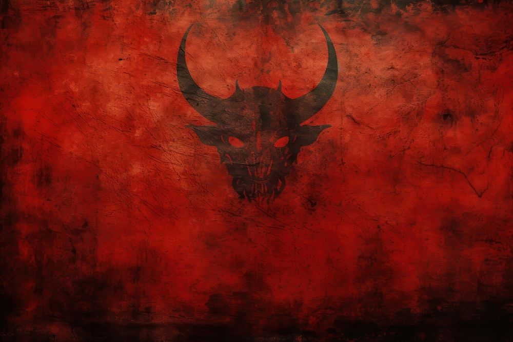 Devil backgrounds taxidermy textured. AI generated Image by rawpixel.