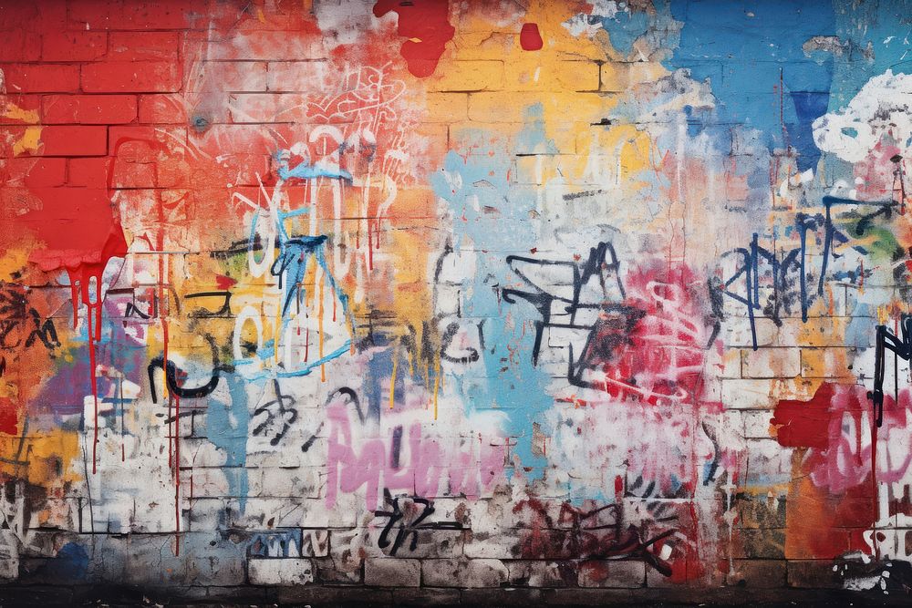 Graffiti architecture backgrounds painting
