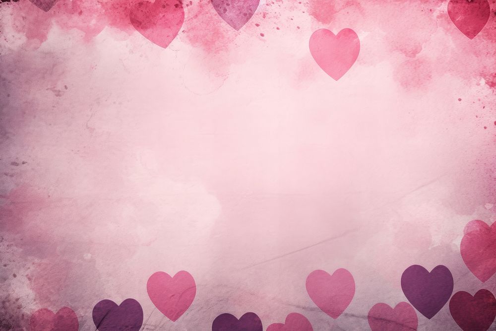 Hearts backgrounds petal pink. AI generated Image by rawpixel.