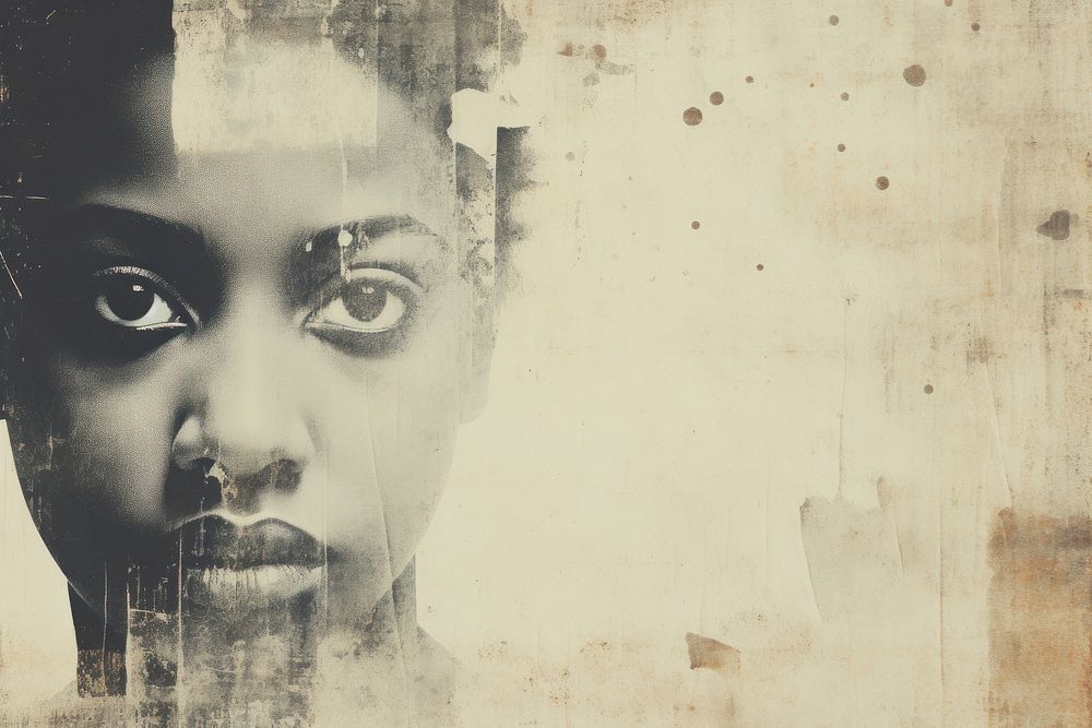 Racism portrait adult art. AI generated Image by rawpixel.