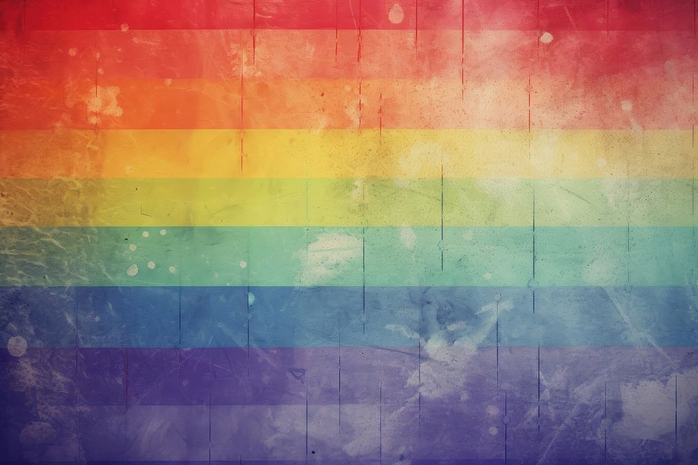 Rainbow backgrounds texture abstract. AI generated Image by rawpixel.