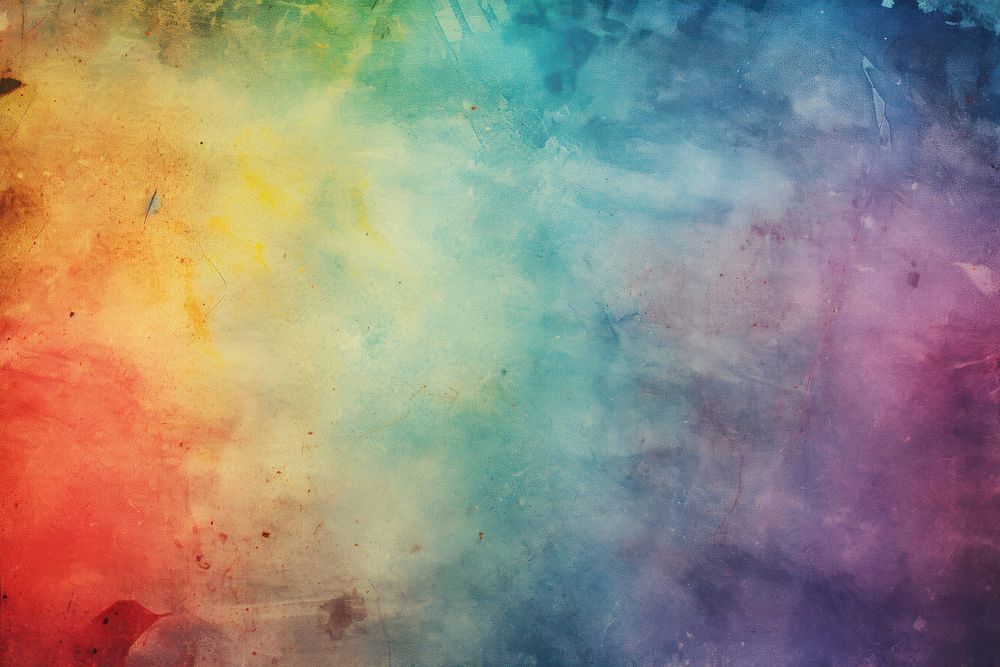 Rainbow backgrounds painting texture. AI generated Image by rawpixel.