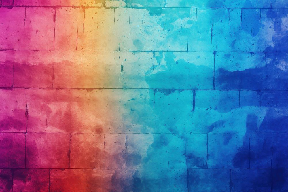Rainbow architecture backgrounds texture. AI generated Image by rawpixel.