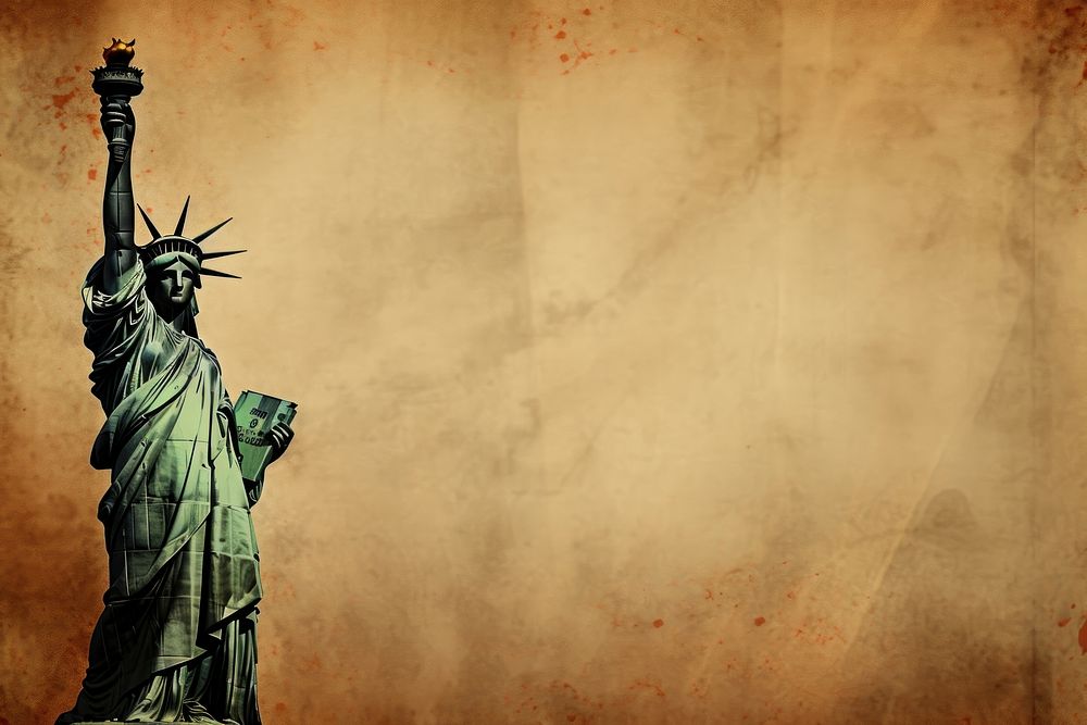 Statue of Liberty sculpture statue architecture. AI generated Image by rawpixel.