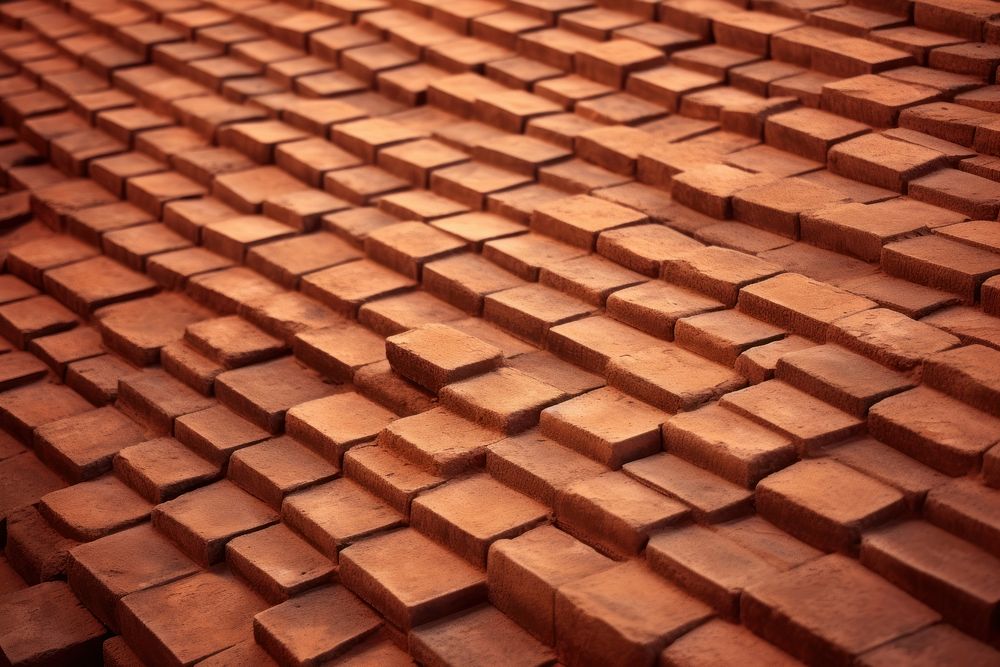 Brick architecture hardwood pattern. AI generated Image by rawpixel.
