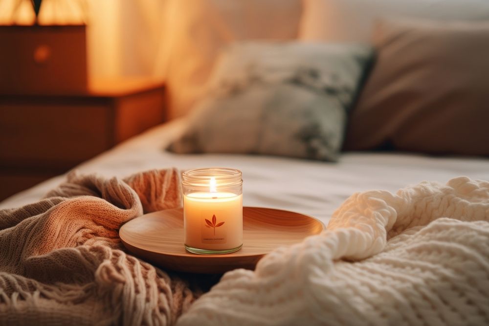 Candle furniture blanket pillow.