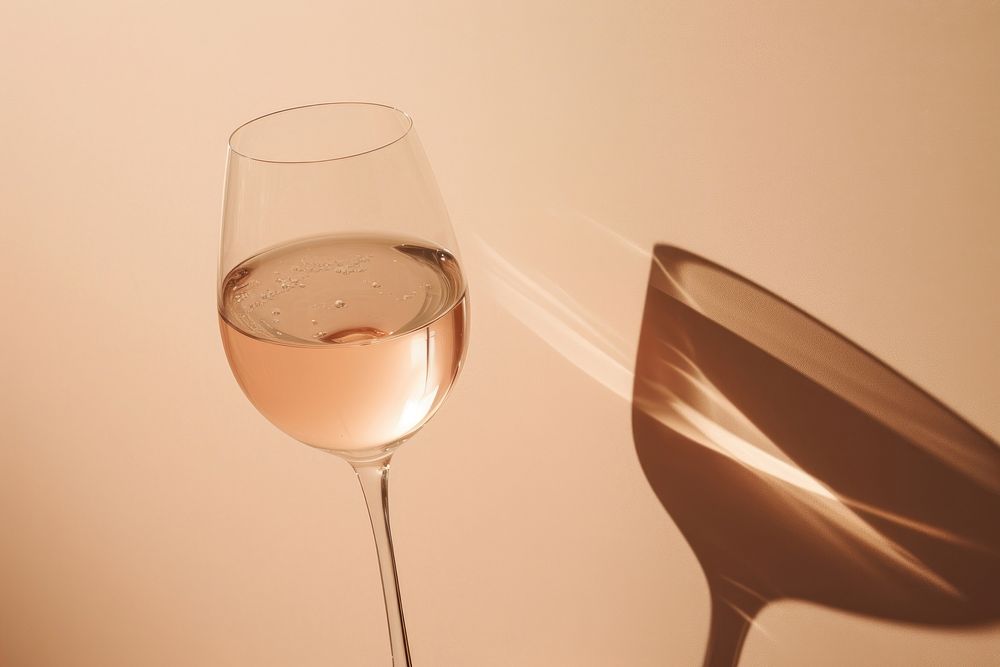 Champagne glass drink wine.